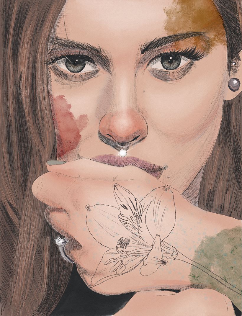 Mi Proyecto del curso: Retrato ilustrado con Procreate 2