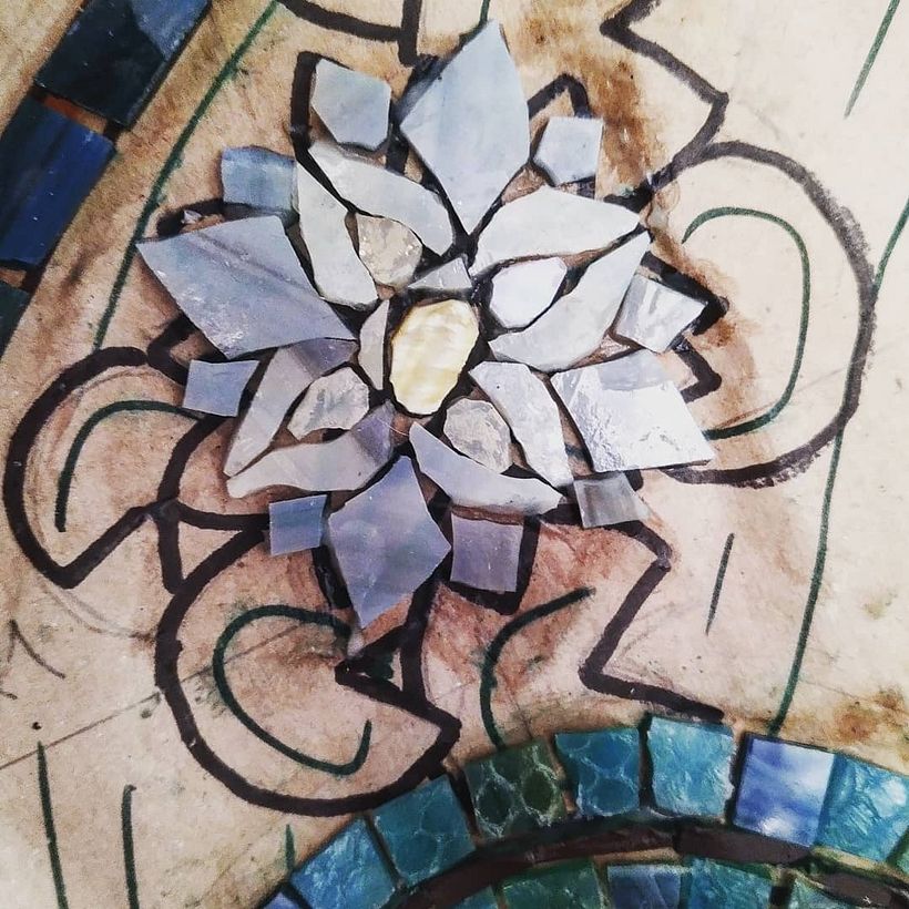 My project in Introduction to Mosaic Artwork course  5