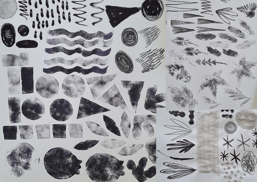 Some textures I used in the illustrations.