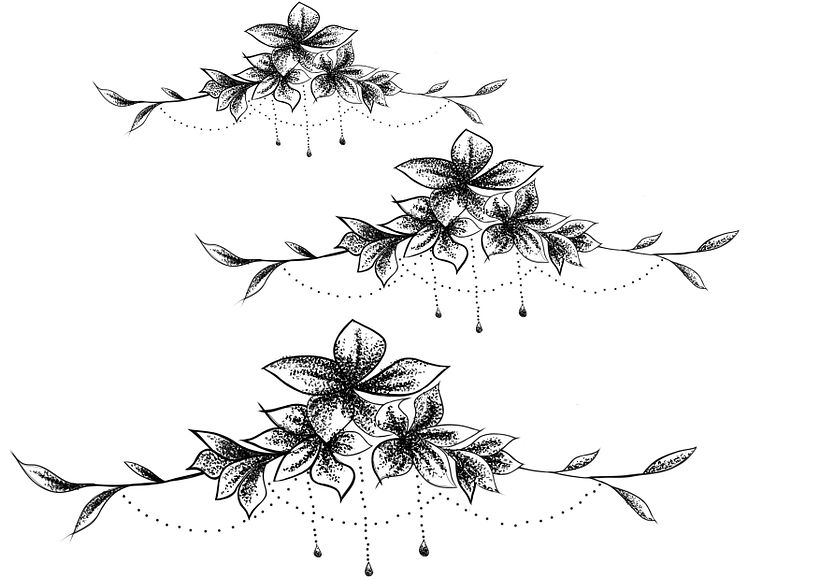 My project in Blackwork Tattoo Design course 2