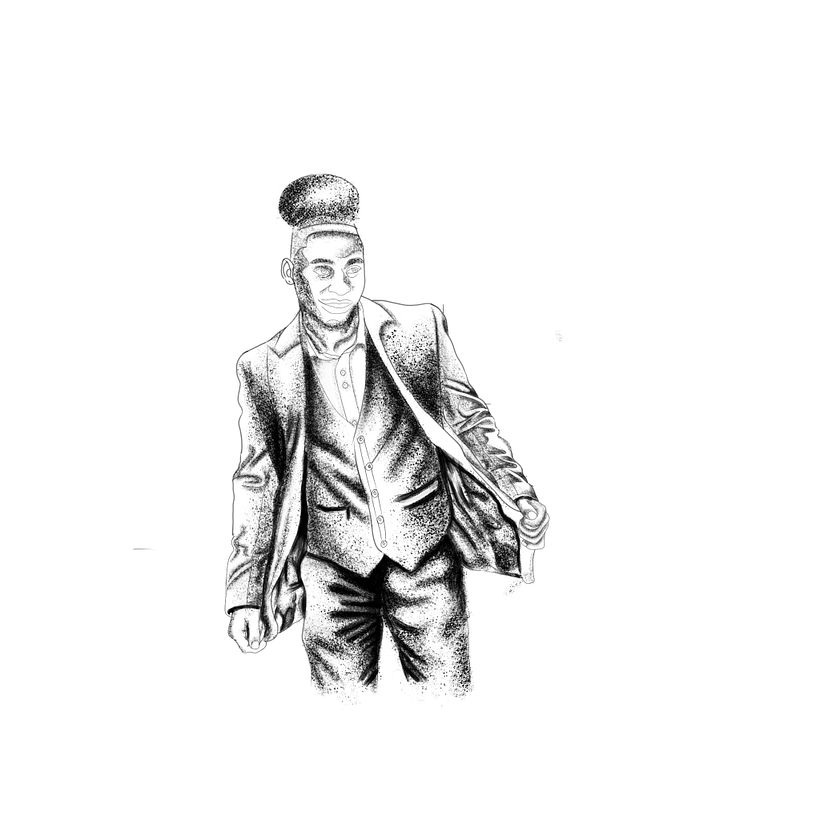 My project in Blackwork Tattoo Design course 4