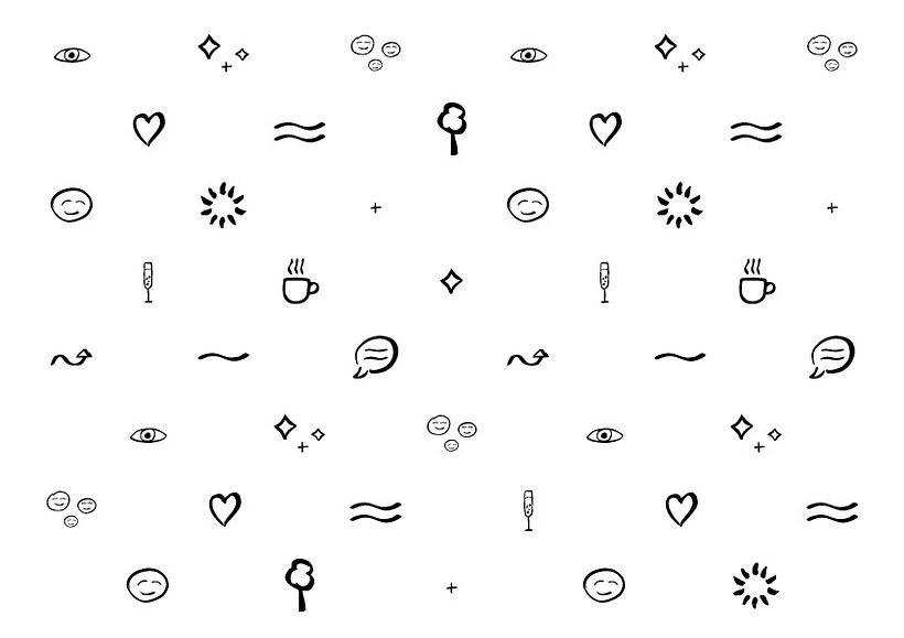 pattern from symbols (sorry not a good quality, Domestika blurred it)