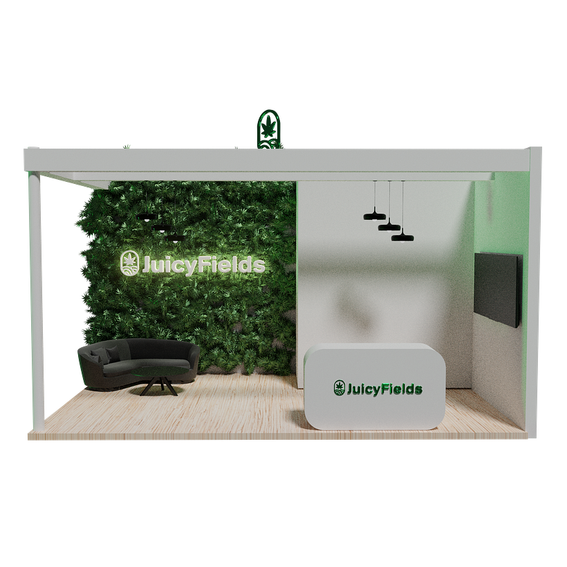 Stand JuicyFields_ Cannabis EXPO, México  2