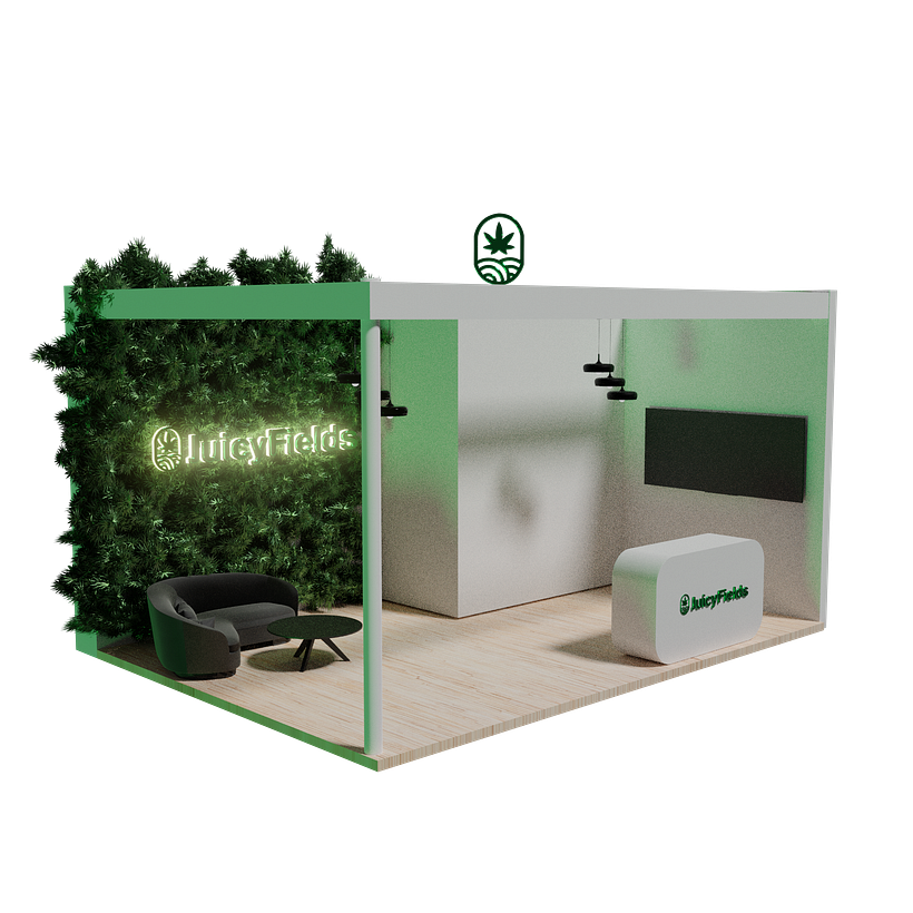 Stand JuicyFields_ Cannabis EXPO, México  3