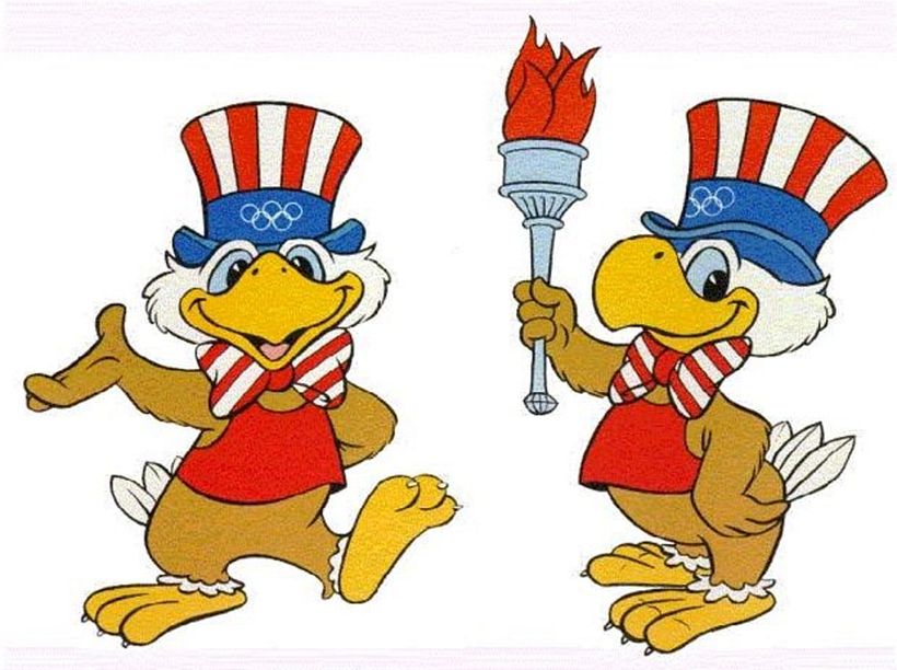 Sam, the mascot for the 1984 Los Angeles Games.