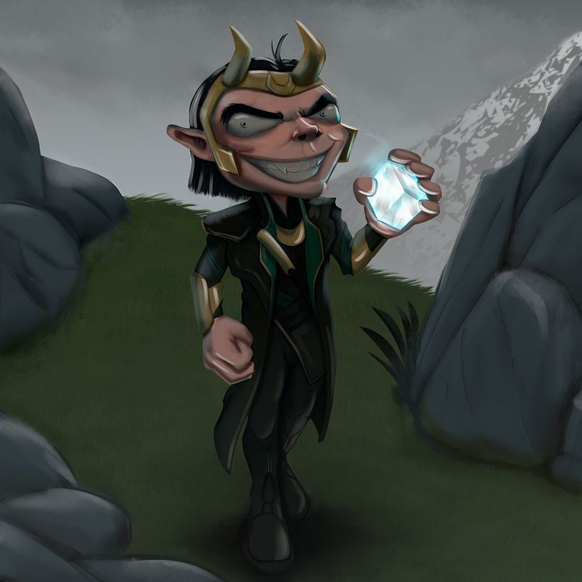 Meu projeto do curso: Princípios de iluminação para pintura digital 2