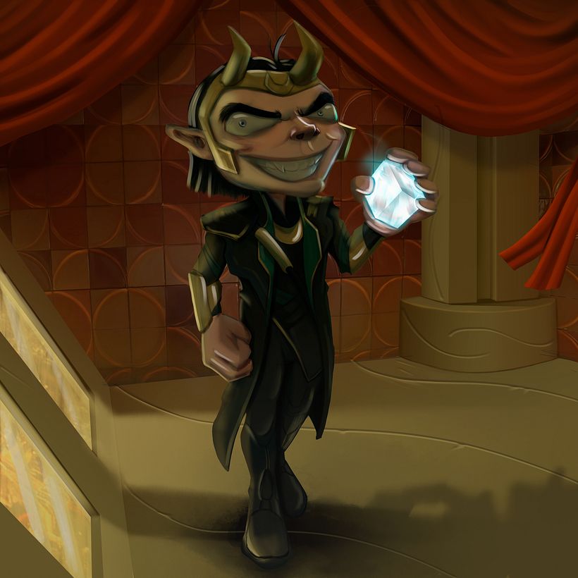 Meu projeto do curso: Princípios de iluminação para pintura digital 3