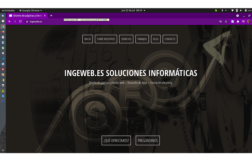 Nueva web de Ingeweb.es Soluciones Informáticas 2