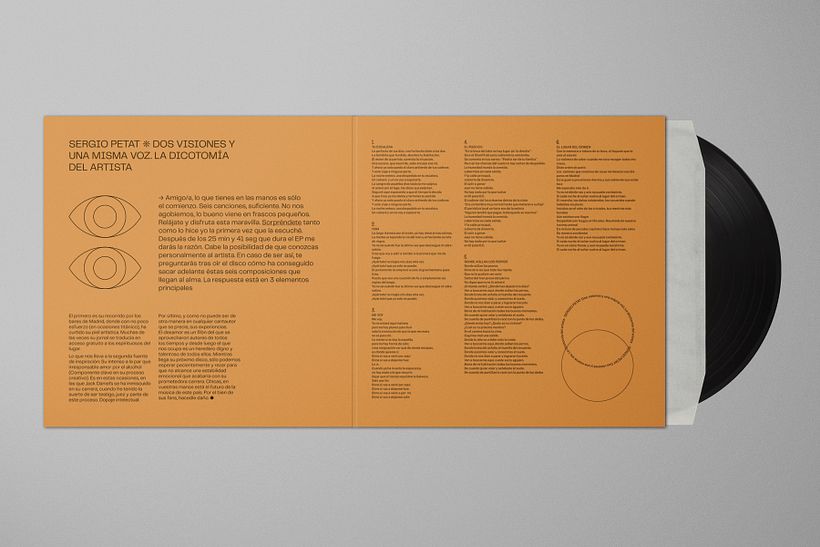 Sergio Petat · Dos visiones y una misma voz - Diseño