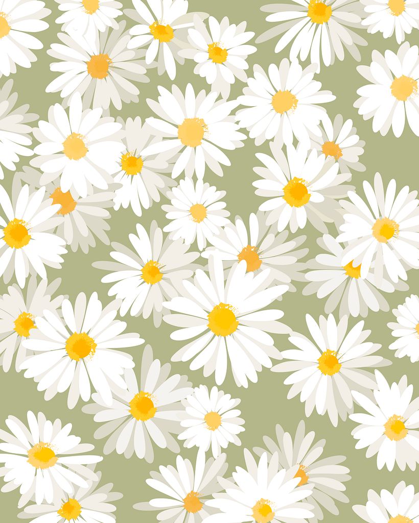 Сhamomile pattern 1