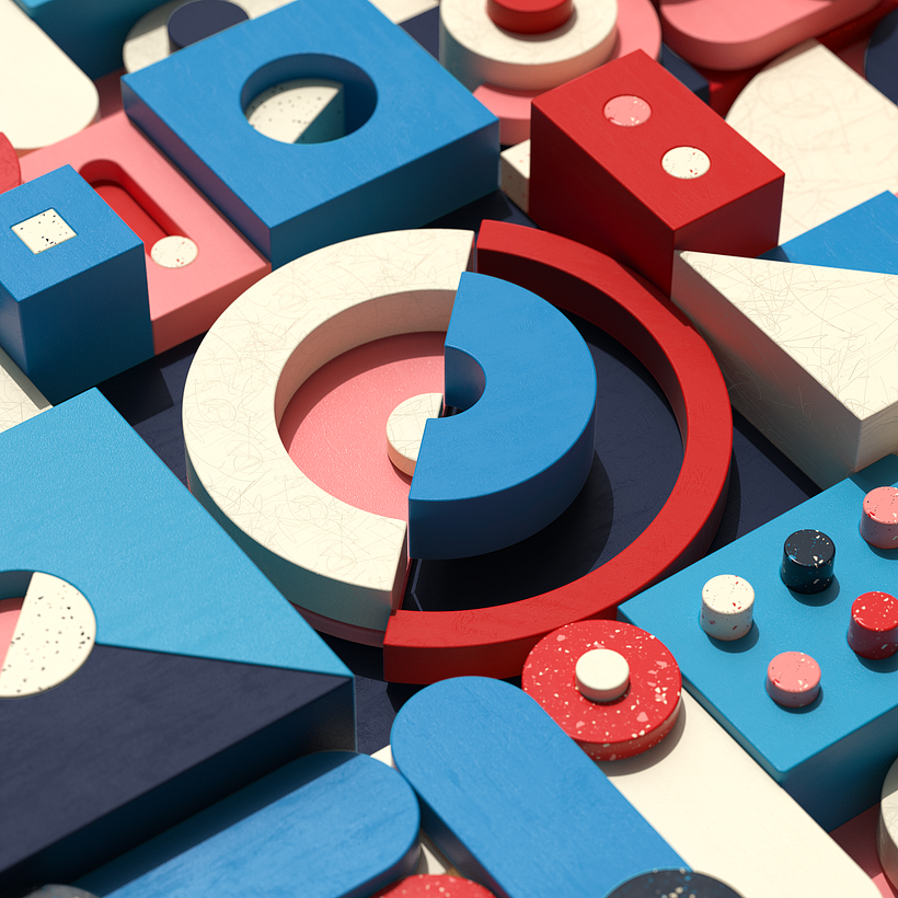 Abstract geometric shapes 6