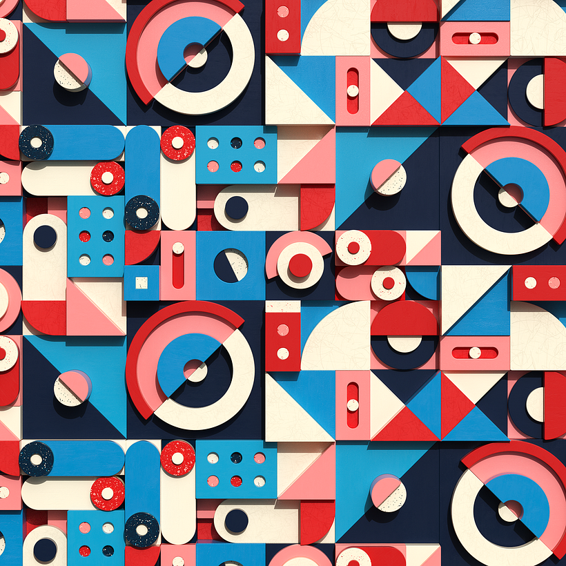 Abstract geometric shapes 8