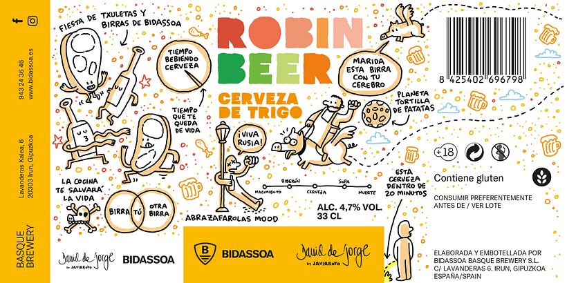 Etiqueta Robin Beer 1