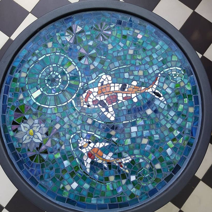 My project in Introduction to Mosaic Artwork course  7