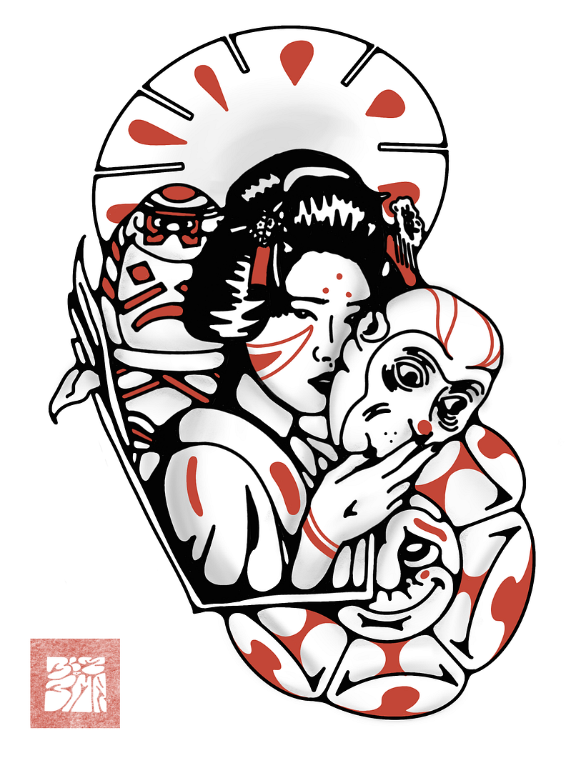 Meu projeto do curso: Desenho de tatuagem autoral com Procreate 13
