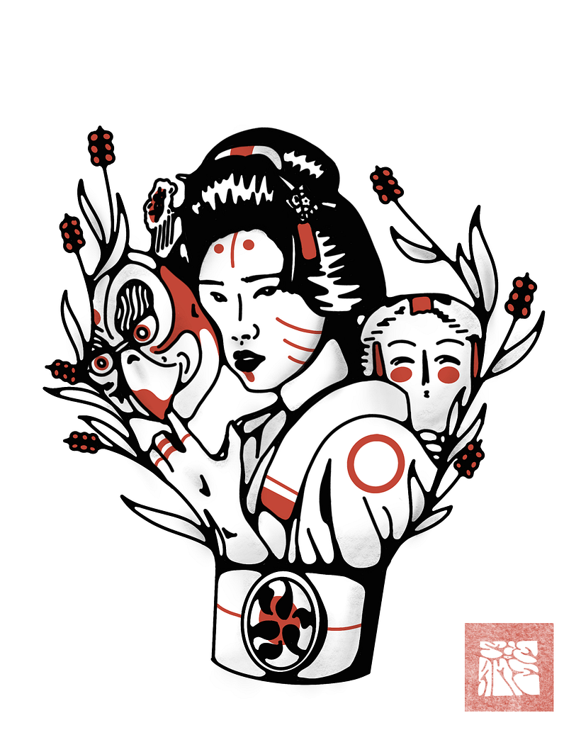 Meu projeto do curso: Desenho de tatuagem autoral com Procreate 14
