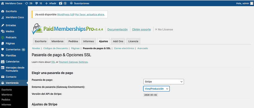 Creación de membership sites con WordPress 8