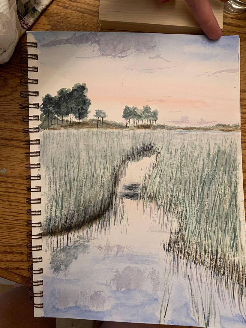 My project in Natural Landscapes in Watercolor course 1