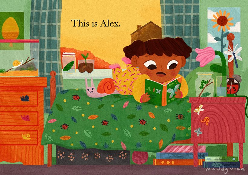 My project in Illustration for Children’s Books: Creating a Joyful Universe course - Ilustración tradicional
