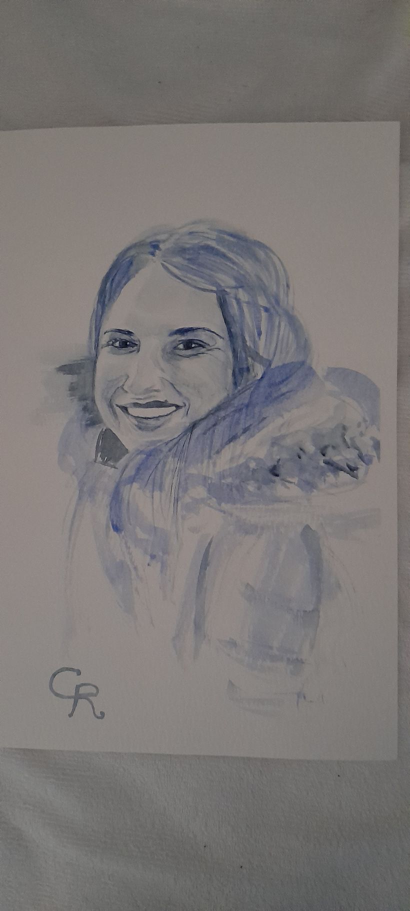 Il mio progetto del corso: Ritratto artistico ad acquerello 2