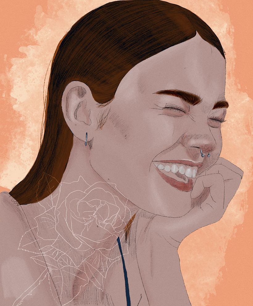 Mi Proyecto del curso: Retrato ilustrado con Procreate 3