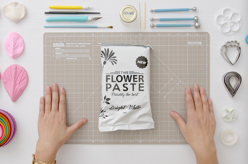Flower paste.