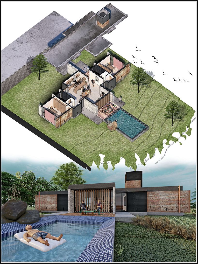 Mi Proyecto del curso: Ilustración digital de proyectos arquitectónicos 3