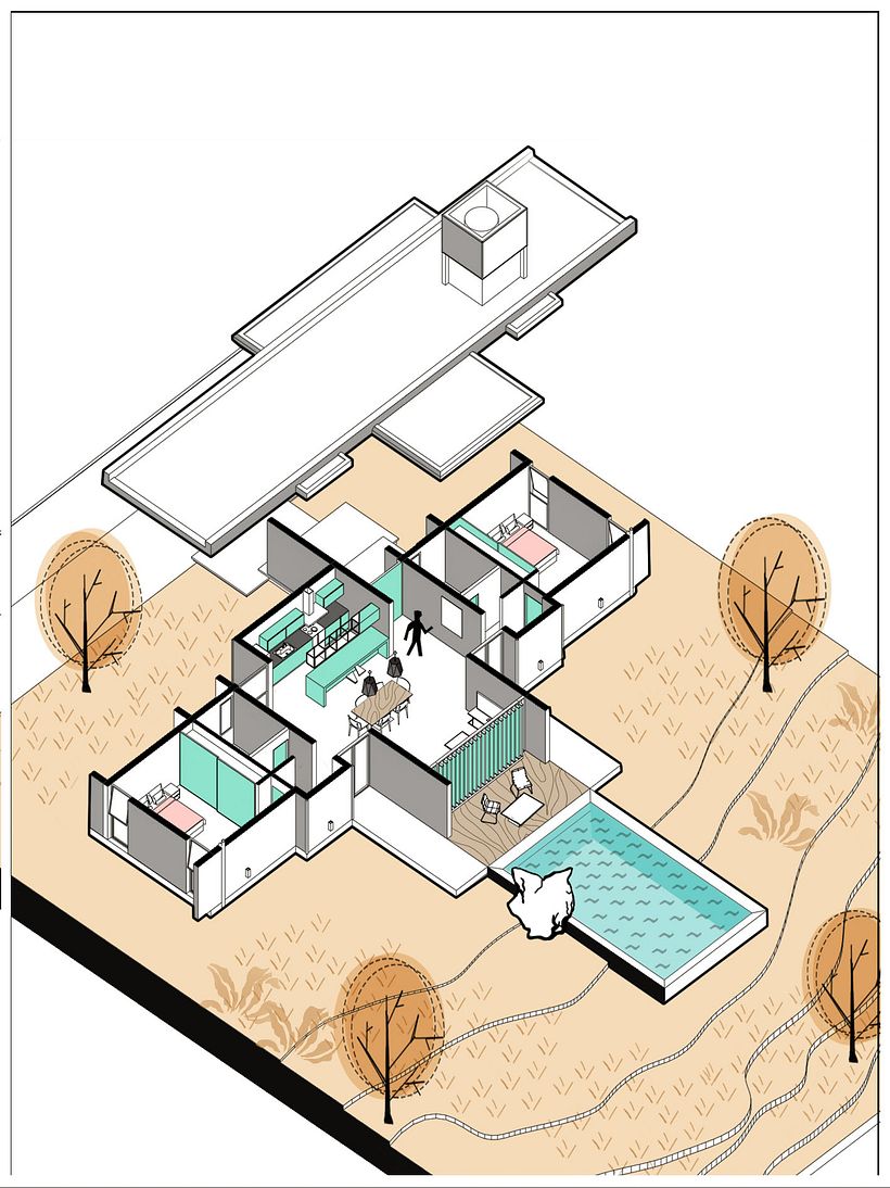 Mi Proyecto del curso: Ilustración digital de proyectos arquitectónicos 2