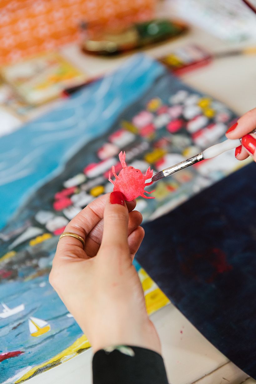 Along The Pier - My illustration process 6