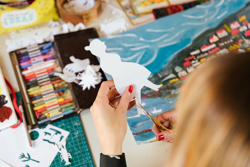 Along The Pier - My illustration process 7