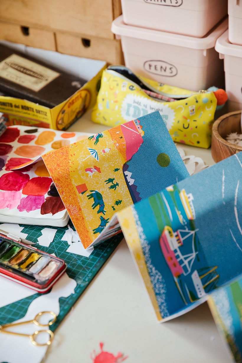 Along The Pier - My illustration process 10