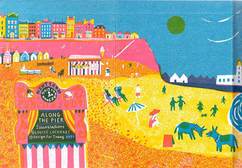 Along The Pier - My illustration process 14