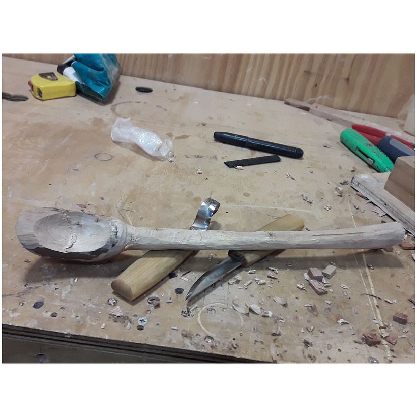 Mi Proyecto del curso: Talla de cucharas en madera - Artesanía
