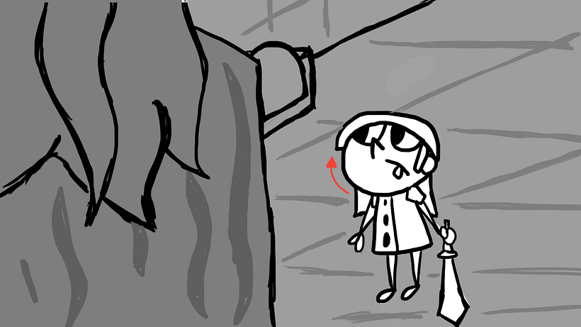 Arya y Ned. Adaptación Juego de tronos  4