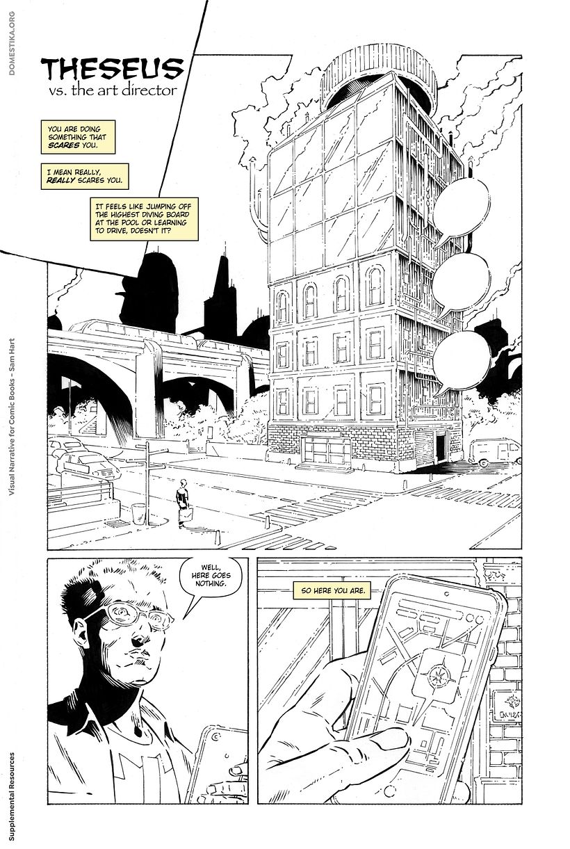Visual Narrative for Comic Books - final project 1