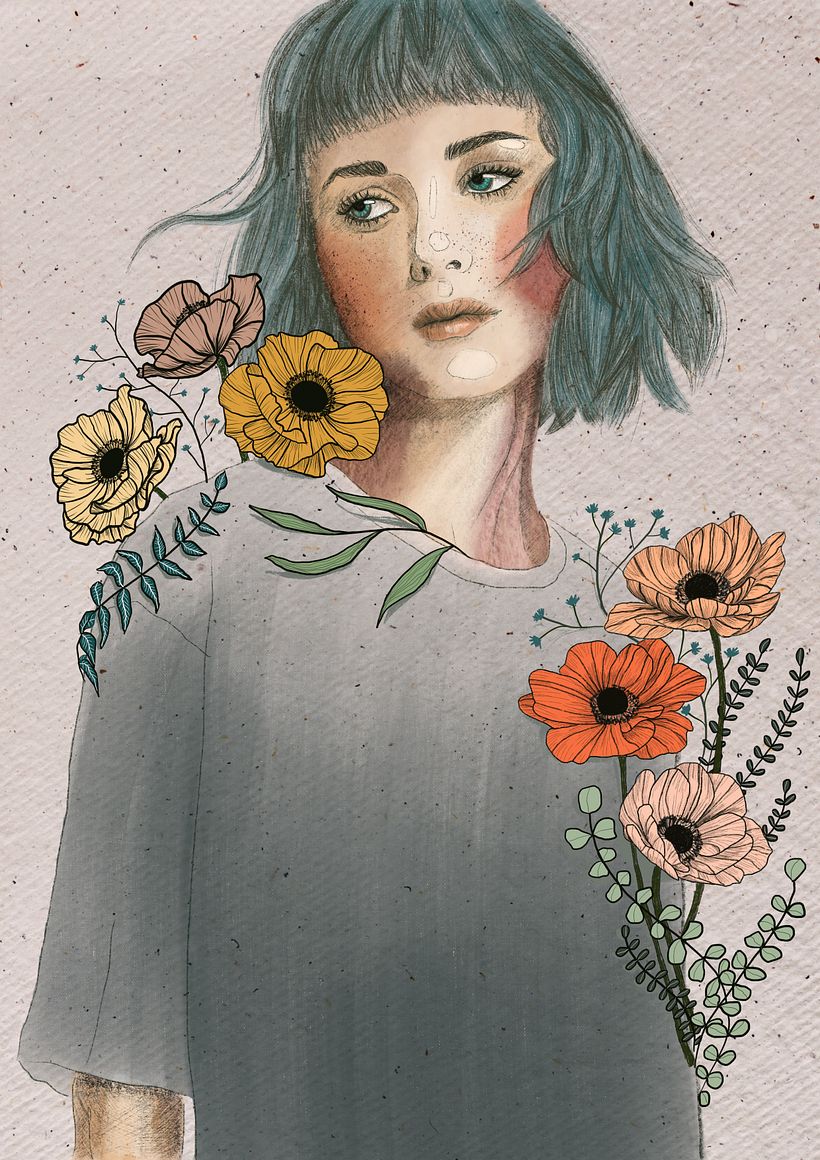 Mein Kursprojekt: Illustriertes Porträt mit Procreate 1
