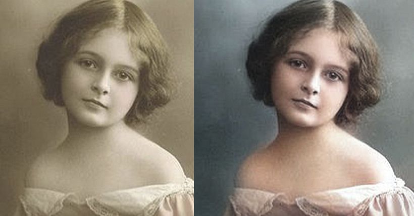 Photos Revive, before and after.