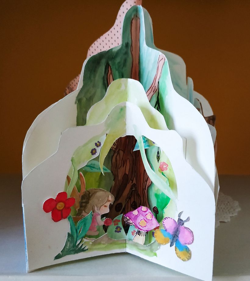 My project in Paper Cutting Illustration: Create Extraordinary Books course 4