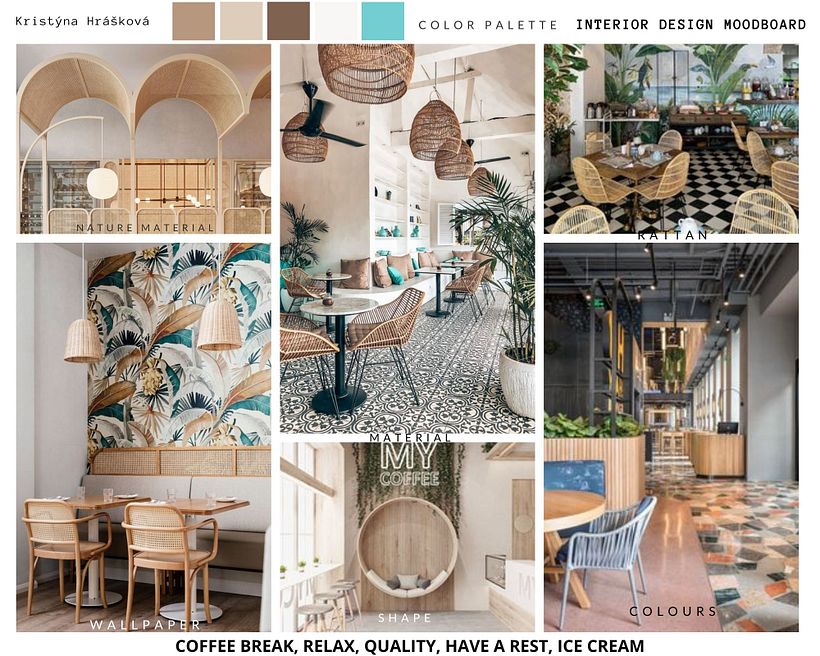 My project in Materials for Interior Design course - Architettura d'interni