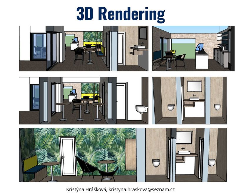 My project in Materials for Interior Design course - Architettura d'interni