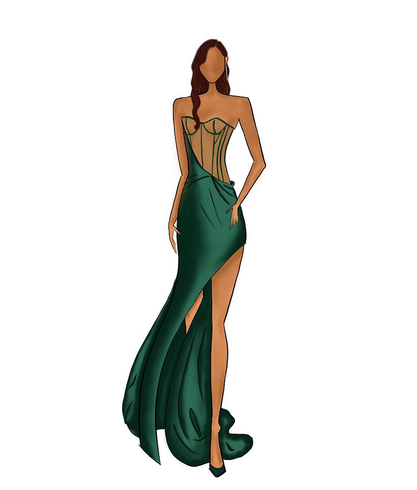 Inspirada en una foto de Zendaya usando un Versace