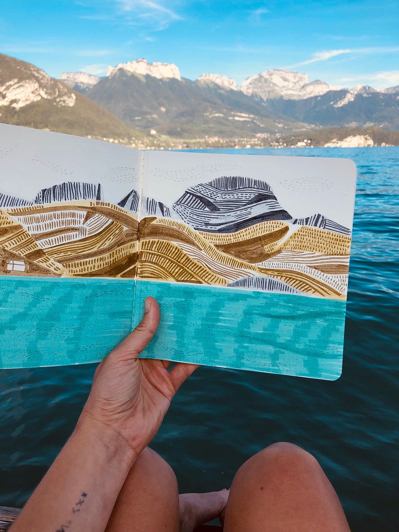 Create powerful memories of a holiday or important event with illustrations. Photo by Kate Sutton.