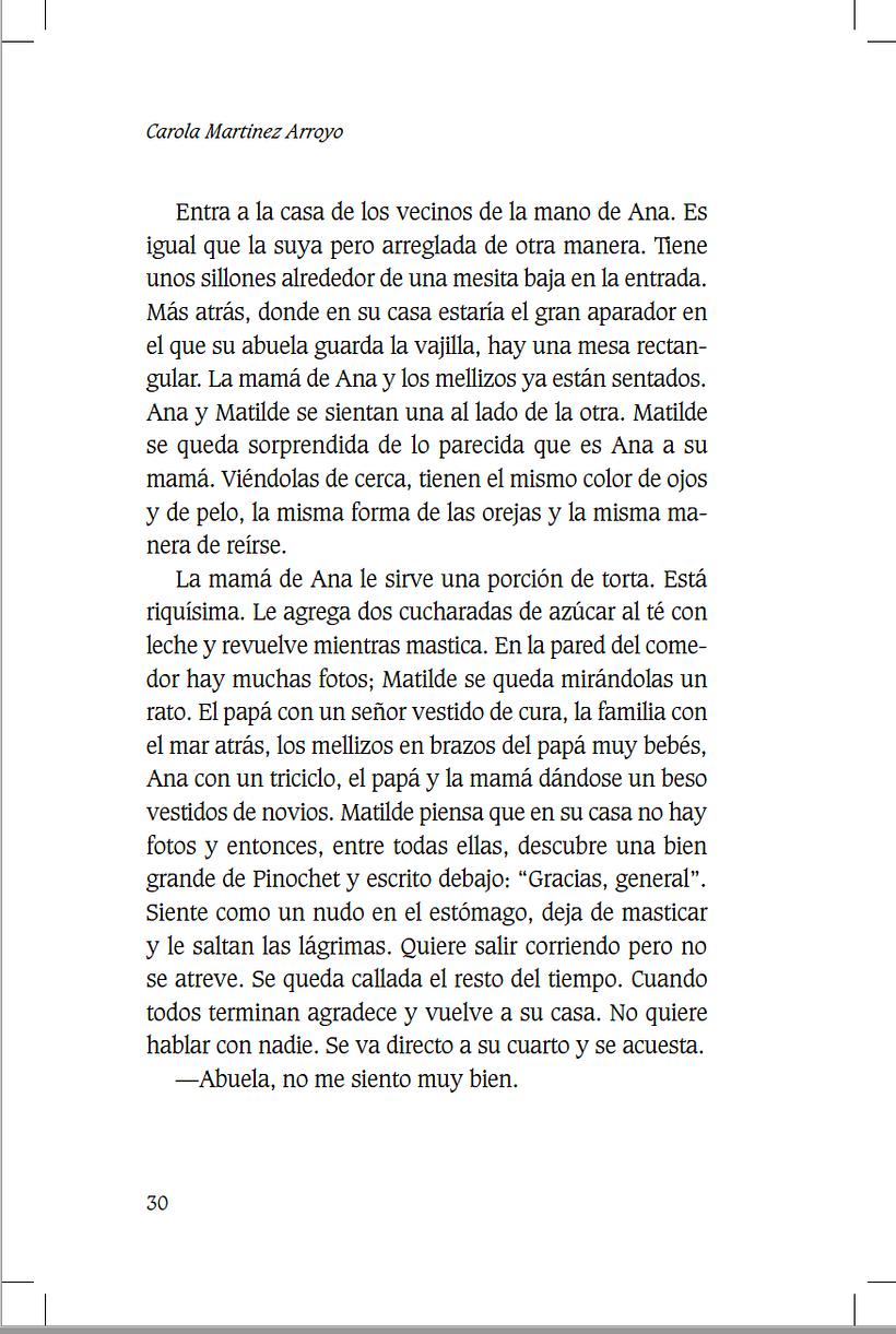 Interior libro Matilde