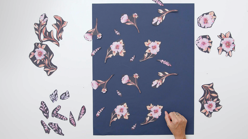 Design smaller figures to give your prints style and flow.