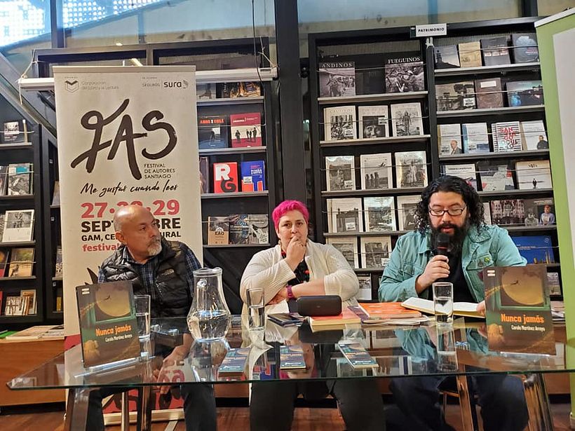 Presentación Nunca Jamás en festival FAS 2019, Santiago de Chile.