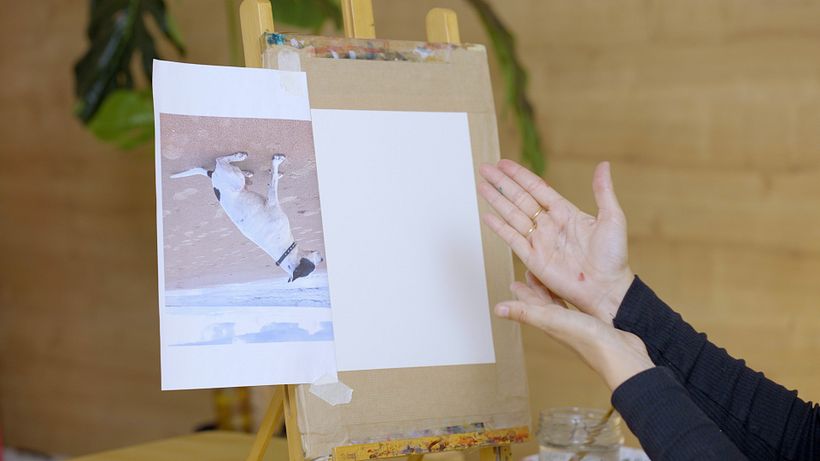 Tutorial Acuarela: cómo pintar con la técnica de la esponja 4