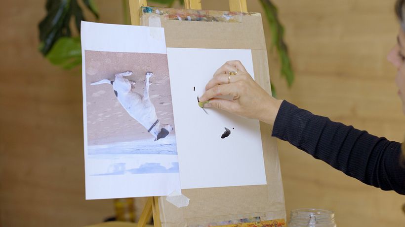 Tutorial Acuarela: cómo pintar con la técnica de la esponja 7