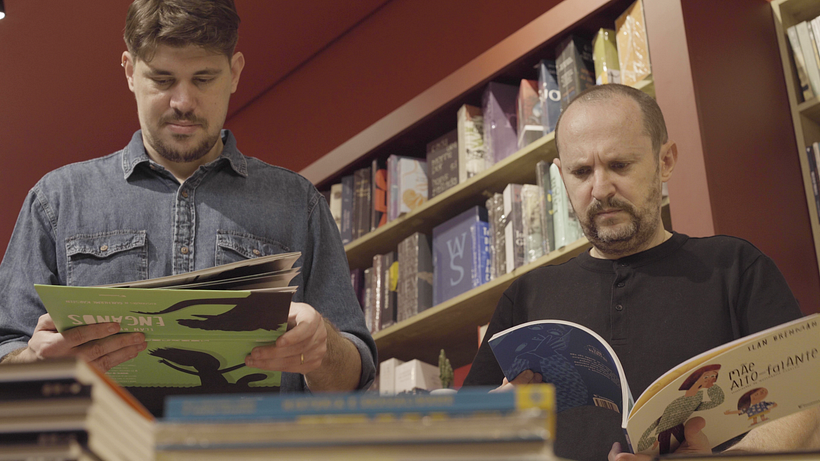 Writer Illan Brenman and children's book illustrator Guilherme Karsten collaborate on captivating visual narratives.