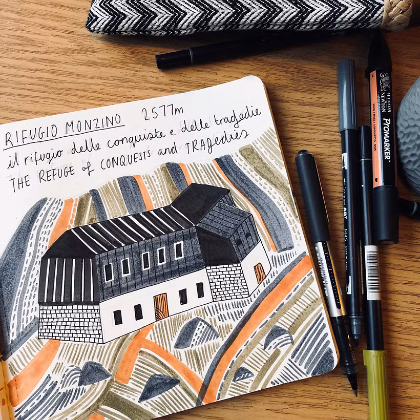 Pens, pencils, and a sketchbook are some of the basic materials you need to start your life journal. Photo by Kate Sutton.