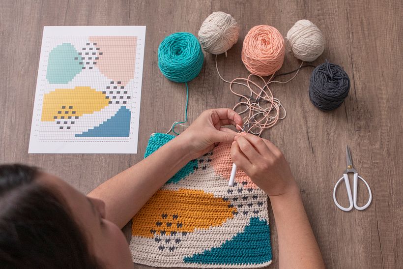 Los diagramas son fundamentales a la hora de tejer.